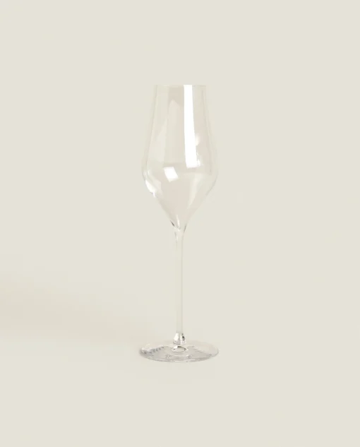 Glasses And Flutes*ZARA Home Plain Crystalline Sparkling Wine Flute Transparent