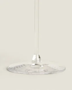 Glasses And Flutes*ZARA Home Plain Crystalline Sparkling Wine Flute Transparent