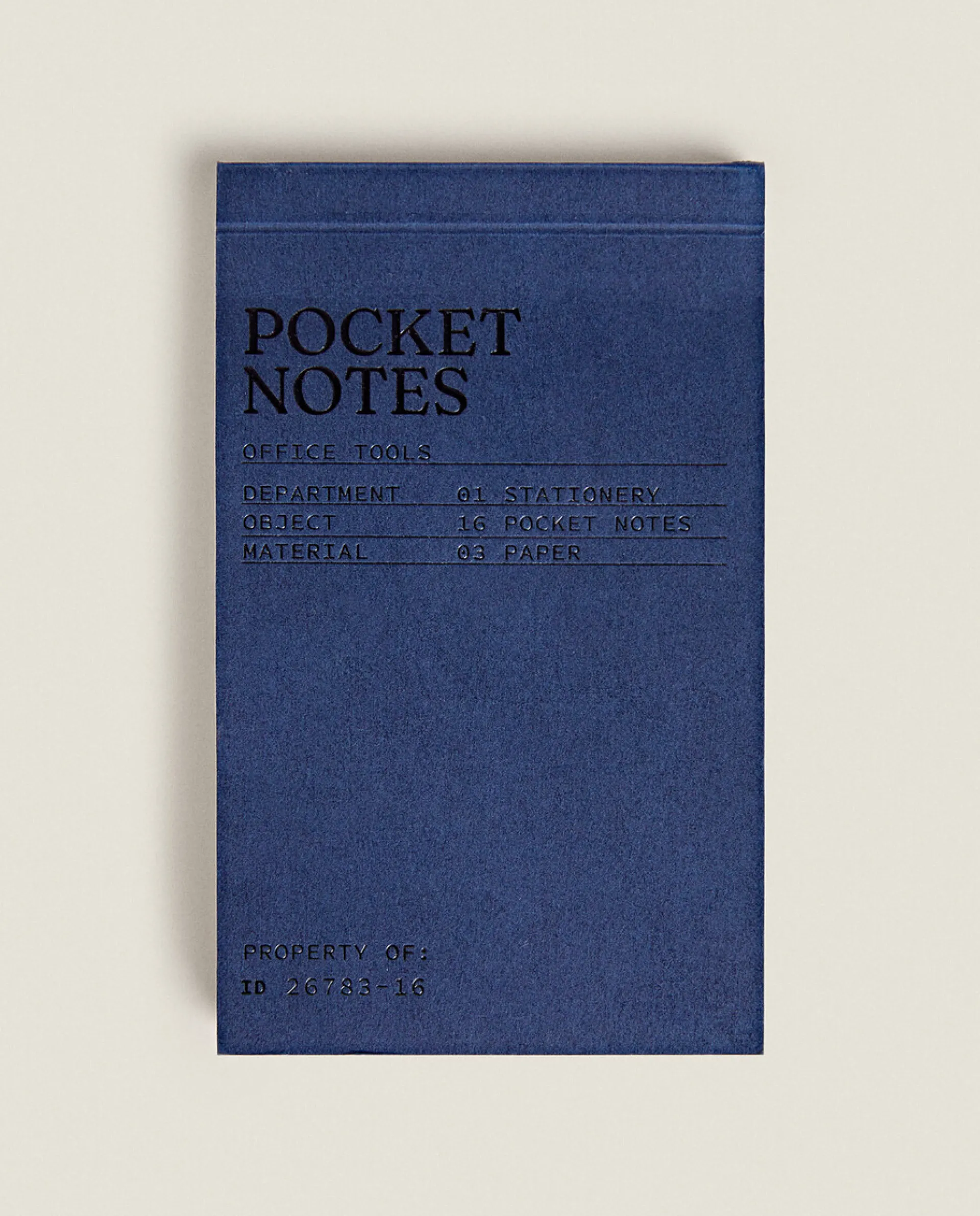 Stationery*ZARA Home Pocket Notepad Blue