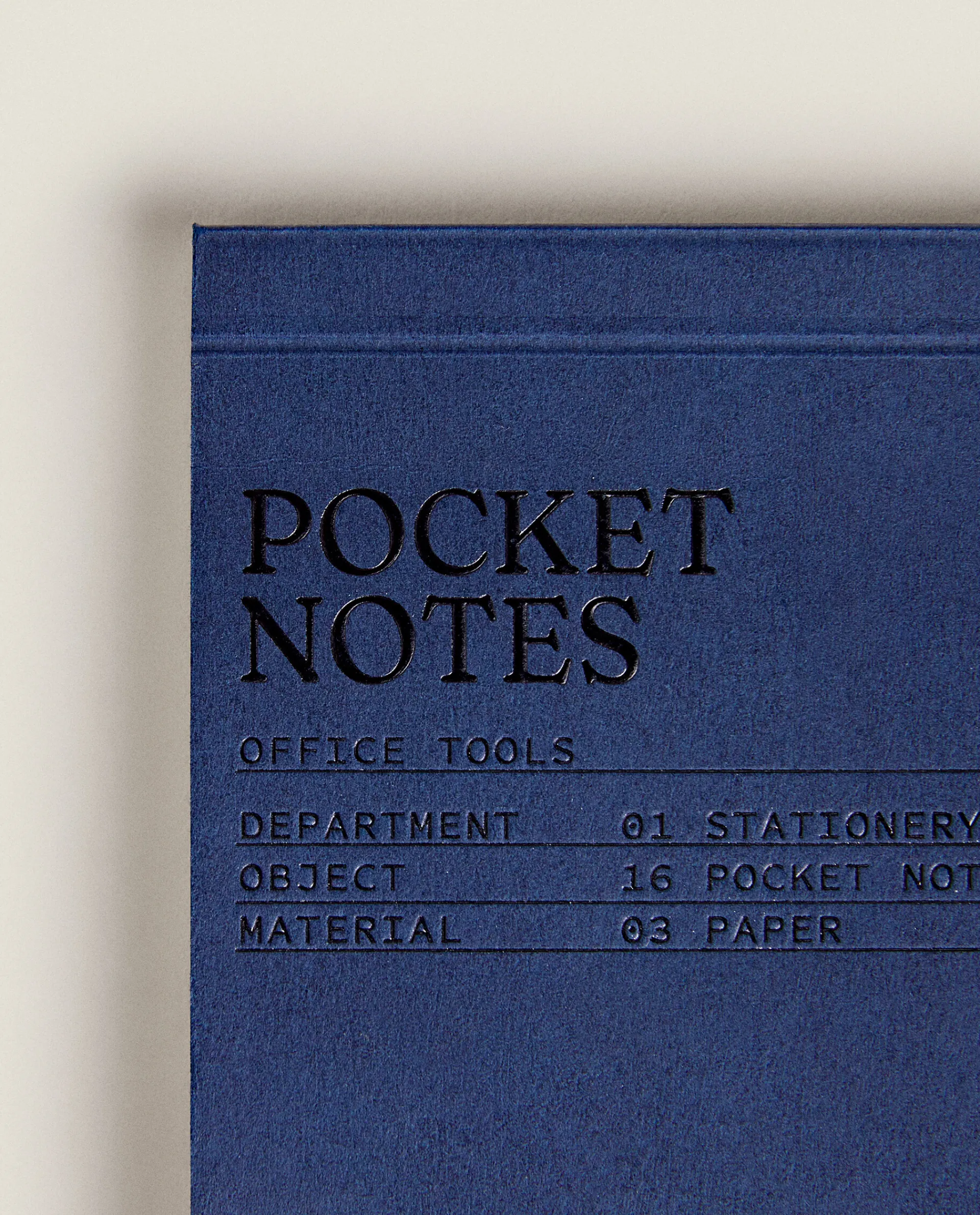 Stationery*ZARA Home Pocket Notepad Blue