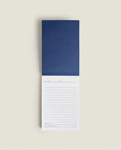 Stationery*ZARA Home Pocket Notepad Blue