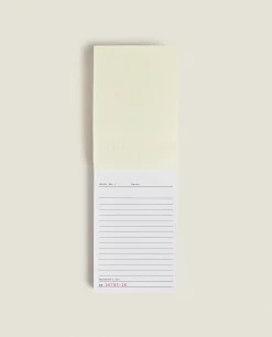 Stationery*ZARA Home Pocket Notepad Cream