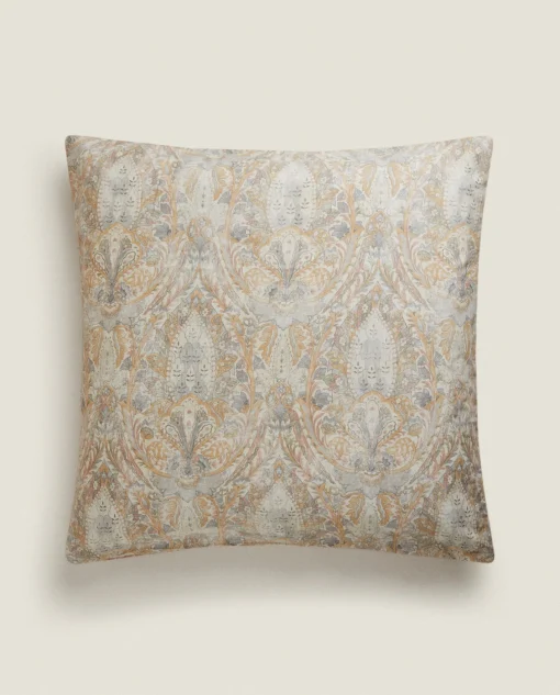 Pillowcases*ZARA Home Printed Pillowcase Grey/Blue