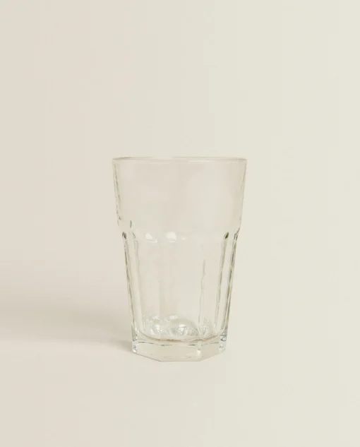 Tumblers*ZARA Home Raised Design Glass Tumbler Transparent