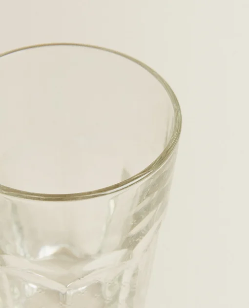 Tumblers*ZARA Home Raised Design Glass Tumbler Transparent