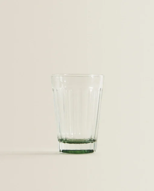 Tumblers*ZARA Home Raised Design Glass Tumbler Green