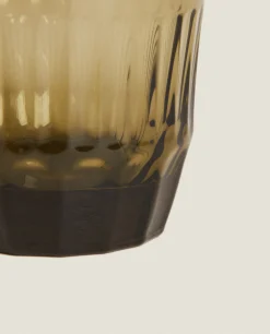 Tumblers*ZARA Home Raised Design Glass Tumbler Green