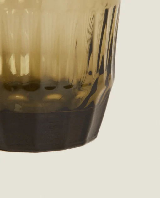 Tumblers*ZARA Home Raised Design Glass Tumbler Green