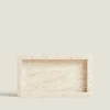 Soap Dishes*ZARA Home Rectangular Marble Soap Dish Beige