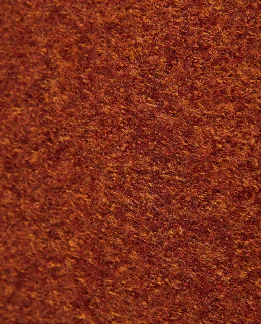 Solid*ZARA Home Rectangular Wool Throw Pillow Cover Russet