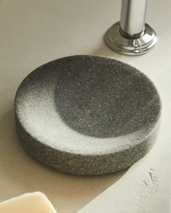 Soap Dishes*ZARA Home Resin Stone Soap Dish Grey