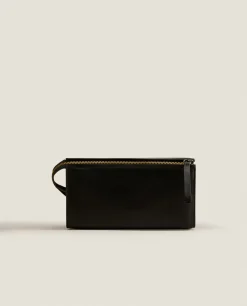 Bags And Toiletry Bags*ZARA Home Rigid Leather Cosmetic Bag 1-040