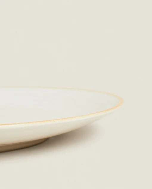 Dinner Plates*ZARA Home Rim Detail Dinner Plate Mustard Yellow