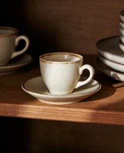Mugs*ZARA Home Rimmed Coffee Cup Ecru