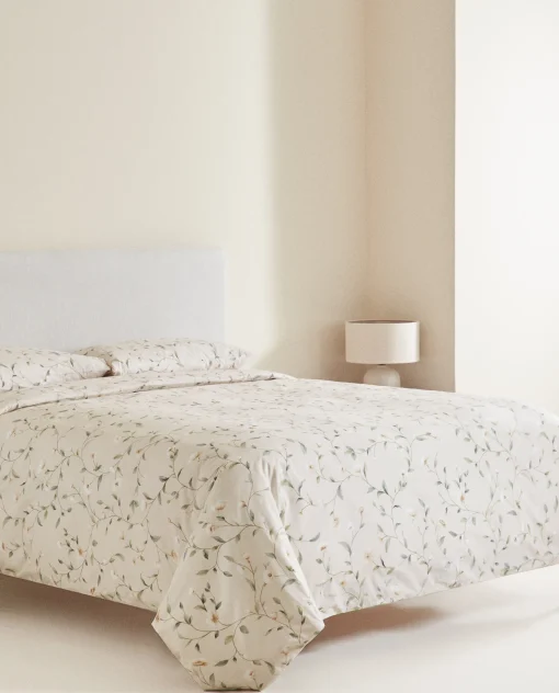 Flat Sheets*ZARA Home Rose Flat Sheet Beige