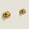 Door Knobs*ZARA Home Round Ceramic Door Knob (Pack Of 2) Green