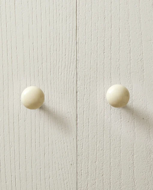 Door Knobs*ZARA Home Round Door Knob (Pack Of 2) Cream