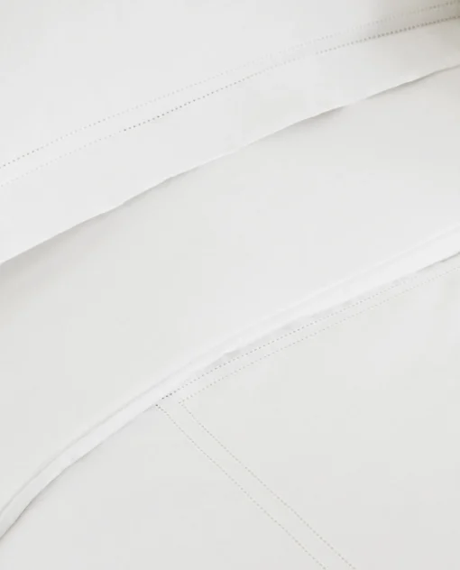 Flat Sheets*ZARA Home Sateen Flat Sheet With Double Hemstitching White