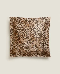 Pillowcases*ZARA Home Sateen Pillowcase Leopard