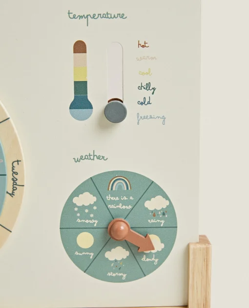 Playing*ZARA Home Seasons And Weather Chart Toy Multicolored