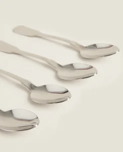 Wine & Cheese Collection*ZARA Home Set Of Appetizer Spoons Steel
