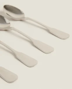 Wine & Cheese Collection*ZARA Home Set Of Appetizer Spoons Steel