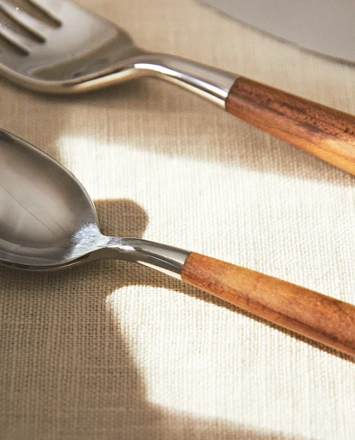 Cutlery*ZARA Home Set Of Maple Cutlery Natural Colour