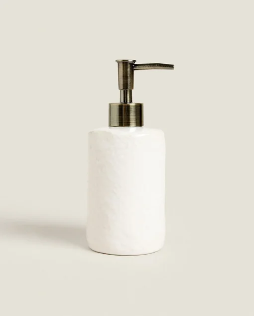 Dispensers*ZARA Home Shiny Ceramic Dispenser Yellow