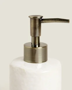 Dispensers*ZARA Home Shiny Ceramic Dispenser Yellow