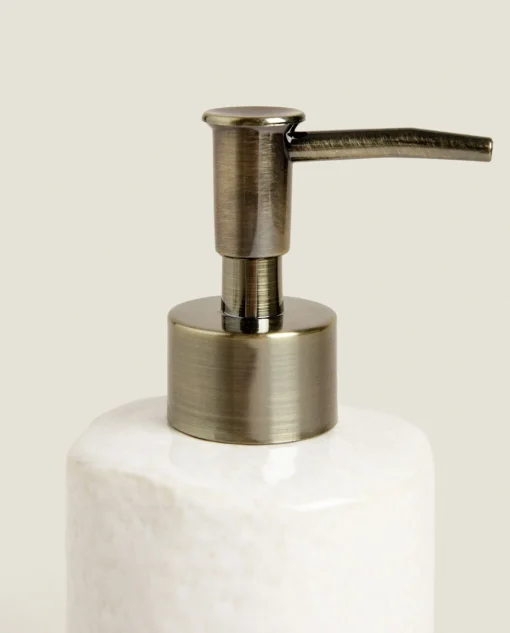 Dispensers*ZARA Home Shiny Ceramic Dispenser Yellow