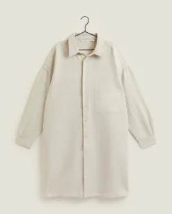 Beachwear*ZARA Home Shirt Dress Natural Colour