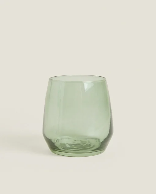 Tumblers*ZARA Home Smooth Glass Tumbler Green