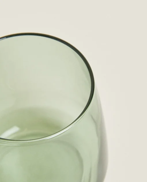 Tumblers*ZARA Home Smooth Glass Tumbler Green