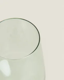 Glasses And Flutes*ZARA Home Smooth Wine Glass Green