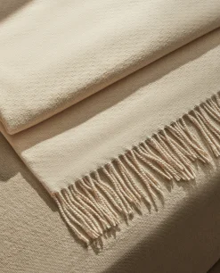 Blankets*ZARA Home Soft Blanket Natural Colour