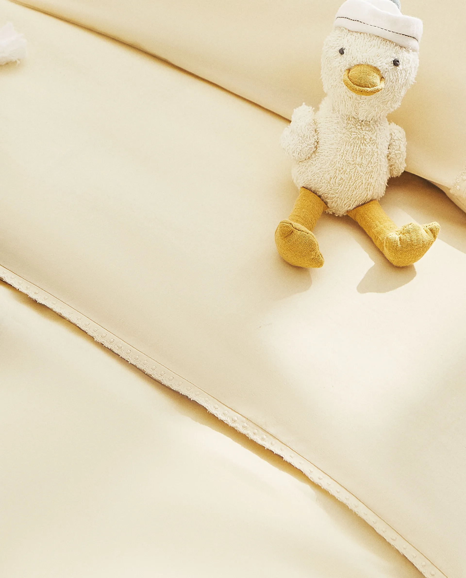 Duvet Covers*ZARA Home Solid Color Cotton Duvet Cover Yellow