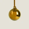 Decoration*ZARA Home Sparkly Glass Christmas Ball Decoration Golden