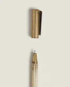 Stationery*ZARA Home Steel Pen Golden