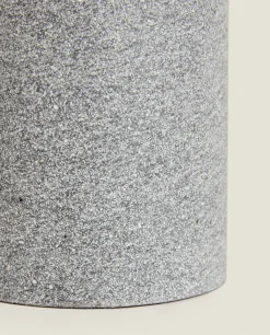 Glasses*ZARA Home Stone Resin Tumbler Grey