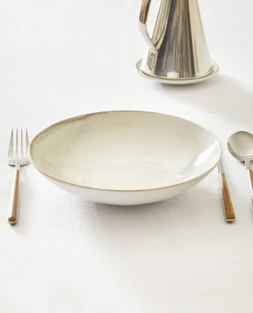 Soup Plates*ZARA Home Stoneware Soup Plate Cream