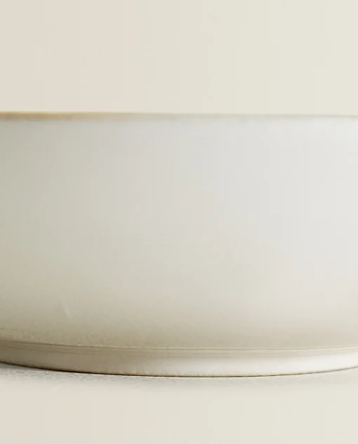 Soup Plates*ZARA Home Stoneware Soup Plate Cream