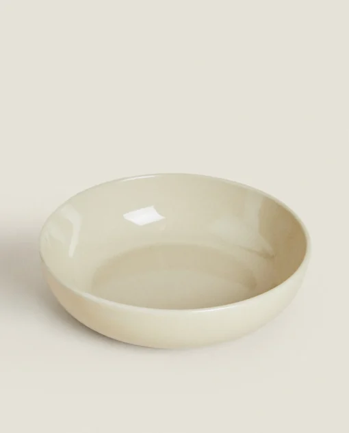 Soup Plates*ZARA Home Stoneware Soup Plate Toffee