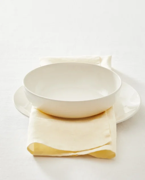 Soup Plates*ZARA Home Stoneware Soup Plate White