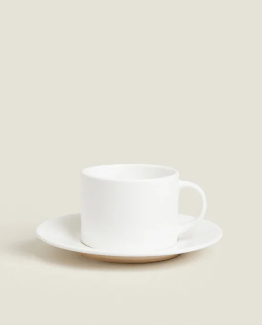 Mugs*ZARA Home Stoneware Teacup White