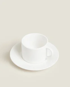 Mugs*ZARA Home Stoneware Teacup White