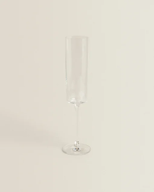 Glasses And Flutes*ZARA Home Straight Crystalline Sparkling Wine Flute Transparent