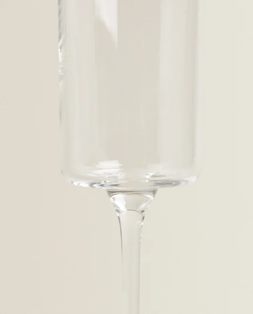 Glasses And Flutes*ZARA Home Straight Crystalline Sparkling Wine Flute Transparent