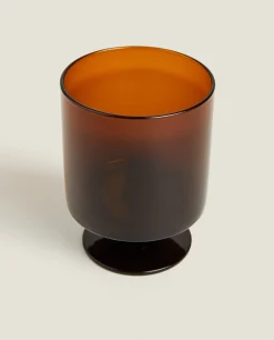 Glasses And Flutes*ZARA Home Straight Glass Wine Glass Brown