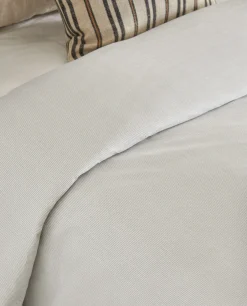 Duvet Covers*ZARA Home Striped Cotton Duvet Cover Grey