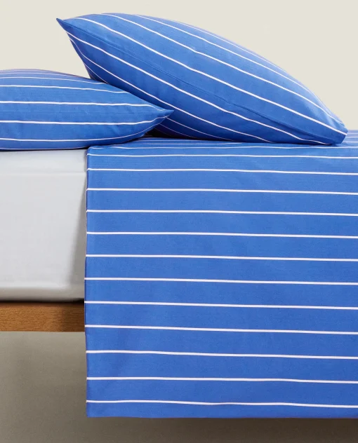 Duvet Covers*ZARA Home Striped Duvet Cover Blue